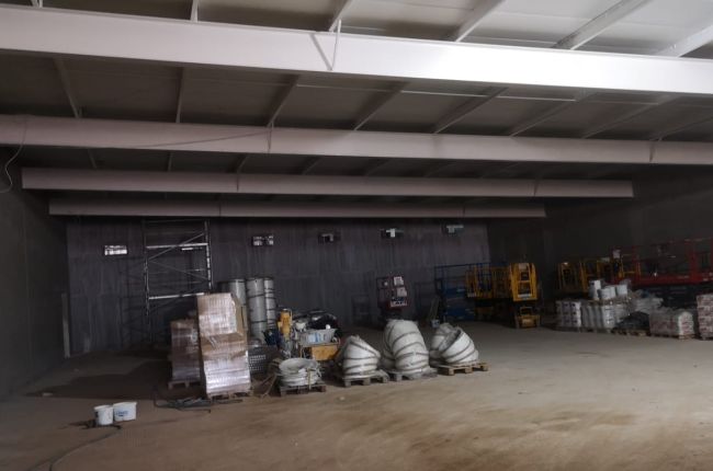 LIDL  ROTHERHAM STEEL PAINTING 